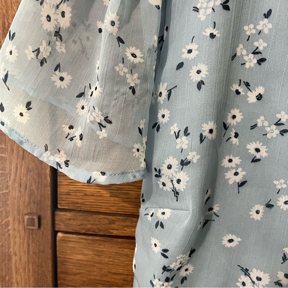 Abercrombie & Fitch Blue Petite Fleur Dress - Picture 4 of 6